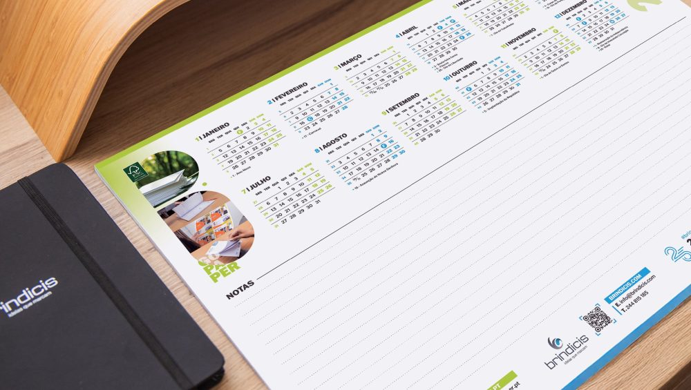 Planning de secretária c/ 20 folhas