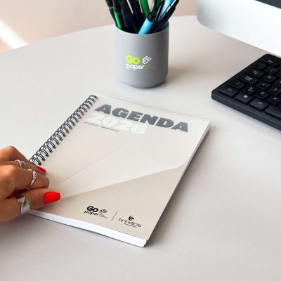 Agenda Semanal 2026 Personalizada c/ capa em PP