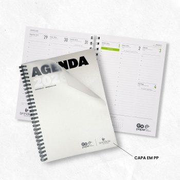 Agenda Semanal 2026 Personalizada c/ capa em PP