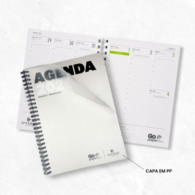 Agenda Semanal 2026 Personalizada c/ capa em PP