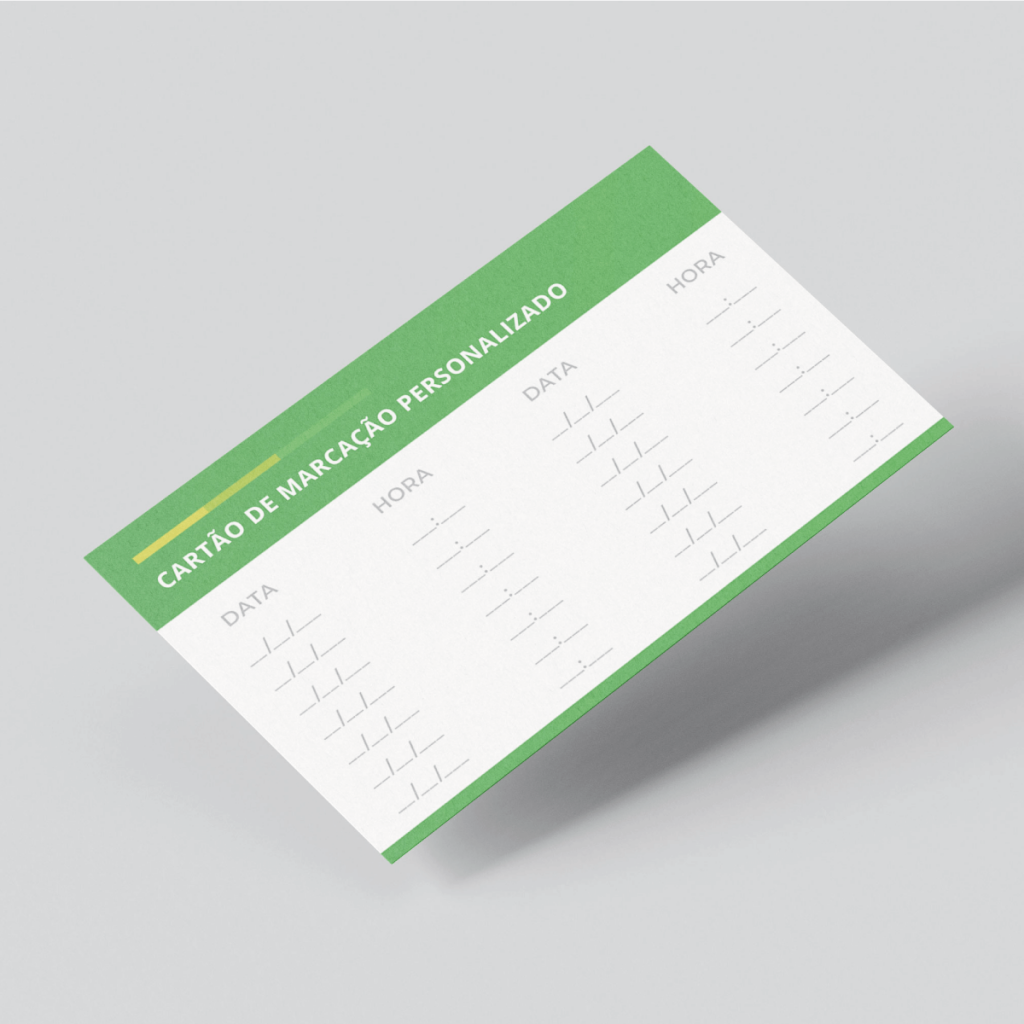 Cartão de Marcação Cartão de Marcação